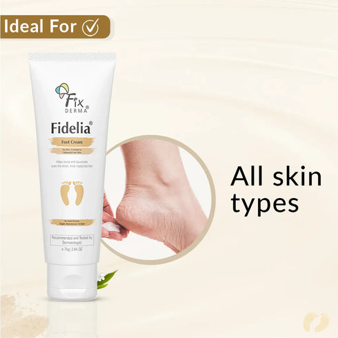 Fixderma Skincare Fidelia Foot Cream For Cracked Heels And Dry Skin